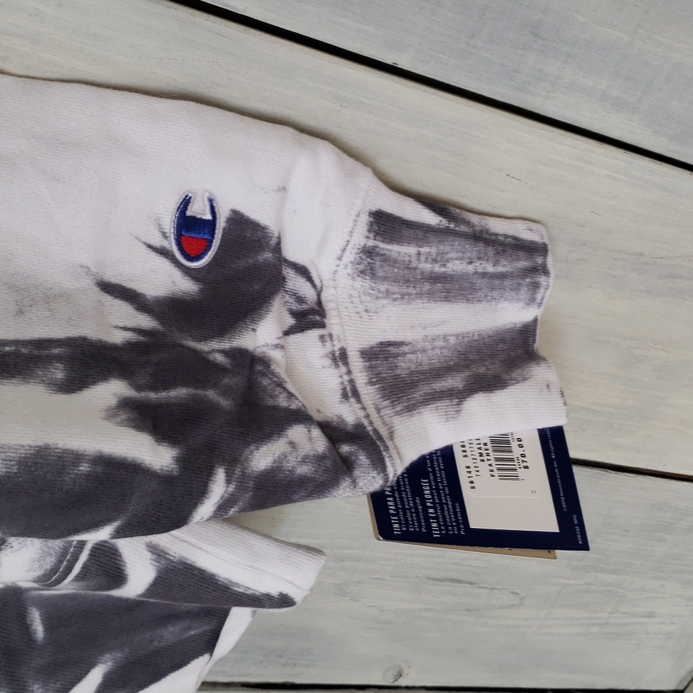 Champion Lightweight Fleece Feather Dye Hoodie Mens Size Large NEW NWT - Picture 6 of 9